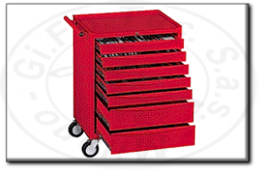 Carrello portautensili a 7 cassetti tengtools tcw807sv