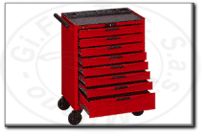 Carrello portautensili a 8 cassetti tengtools tcw808n