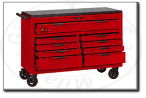 Carrello portautensili a 9 cassetti tengtools tcw809n