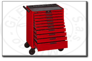 Carrello portautensili a 10 cassetti tengtools tcw810n