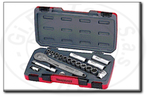 Serie bussole e accessori 1/2 in acciaio inox tengtools ts1218