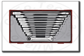Assortimento chiavi a cricchetto teng tools tt6511rs