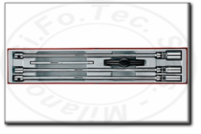 Cassetta chiavi a T con bocca snodata teng tools ttxtb05