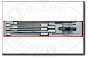Cassetta chiavi a T con bocca esagonale tengtools ttxtb09